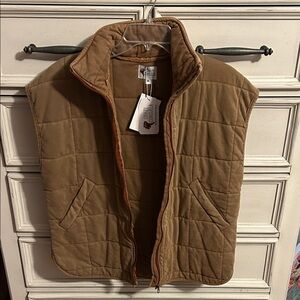 Crazy Consuela Quilted Vest size medium, brand new-never worn